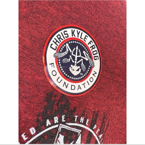 Howitzer Style Men's T-Shirt CHRIS KYLE FROG FLAG Military Grunt MFG - Picture 12 of 16